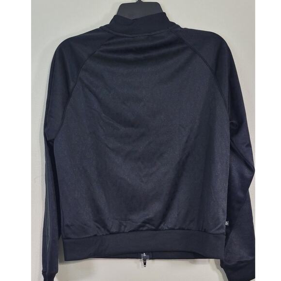 Adidas Jacket Womens Medium Monogram Black Track Jacket Athletic  NWT $85 Retail - Picture 5 of 9